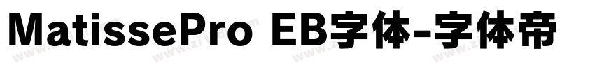 MatissePro EB字体字体转换